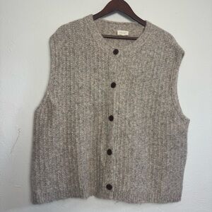 POETRY Alpaca Pima Luxurious Sleeveless Cardigan